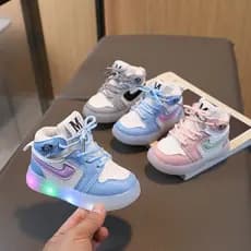 Primavera outono tênis infantis de alta qualidade meninas malha sapatos casuais meninos sapatos esportivos 1-6 anos de i