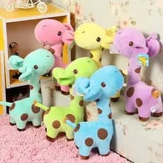 Brinquedo para bebê/boneca Animal macia girafa de pelúcia como presente de aniversário de bebê