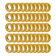Durex Fita Adesiva 12 mm x 10 metros  Fit-Pel kit com 50 rolos