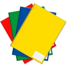 Caderno de brochura 48 folhas com capa dura, tamanho Pequeno 140mm x 200mm, escolha a cor