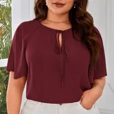 Blusa Plus Size Evangelica feminina social Elegante Premium MANGA SOLTA Casual Trabalho Passeio