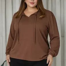 Camisa Blusa Plus Size feminina Moda Evangelica social Elegante Premium MANGA LONGA Casual Trabalho