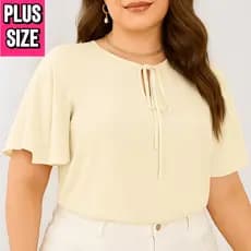 BLUSA PLUS SIZE CAMISA FEMININA SOCIAL ELEGANTE Manga Solta ELEGANTE PREMIUM MODA EVANGELICA