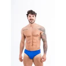 Sunga Slim Azul Royal Estampa Gel Garda Uomo