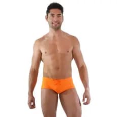 Sunga Sungão Laranja Silk Gel Garda Uomo