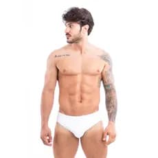 Sunga Slim Branca Estampa Gel Garda Uomo
