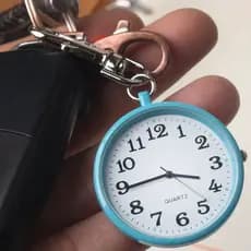 Moda Unissex Mostrador Redondo Quartzo-Analógico Enfermeira Pocketwatch Mãos-Livres Relógio Digital Clip-On Para Esfrega