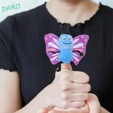 Fantoches De Dedo De Animais Dara , Série De Insetos Para Contar Histórias De Desenhos Animados Educacionais De Abelha B