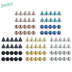 Darao Falso Lip Stud Geométrico Criativo Aço Inoxidável Com Adesivo Para Mulheres Homens Sem Piercing Jóias