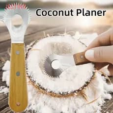 Raspador De Coco JESTINE , Plaina De Aço Inoxidável Com Cabo , Ralador Operação Manual