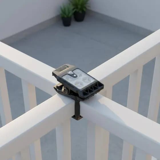[MYBR] Lâmpada De Clipe Solar Com Detecção Inteligente Atualizada Pátio Externo Iluminação De Jardim Parede [WELL]