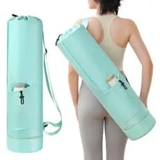 Bolsa De Armazenamento Para Tapete De Ioga  , Suporte Fitness Com Alça Ajustável Cordão , Academia De Grande Capac