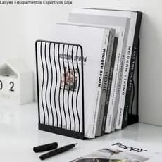 Suportes Para Livros De Metal LACYES , Suporte Simples Antiderrapante Reutilizável , Rack De Armazenamento De Revistas M