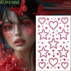 Adesivo Facial De Cristal 3D AURENNE , De Maquiagem Brilhante , Tatuagens Temporárias Faciais , Strass