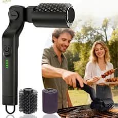 Escova Rotativa Elétrica Para Grelha ISITAB , Recarregável De Limpeza Churrasco Com Ângulo Ajustável , Controle De Energ