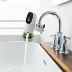 Aquecedores Sem Tanque ISITAB , Aquecedor Instantâneo De Água Com Display De Temperatura De Aquecimento Rápido De 3000 W