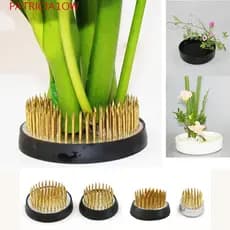 PATRICIA1OW Ikebana Titular Floricultura Arranjo Floral Spiky Kenzan Inserir Pino Base