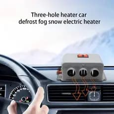 Aquecedor De Carro  , Ventilador Elétrico 600W-800W 12V/24V , Descongelador Portátil Antiembaçante De Baixo Ruído