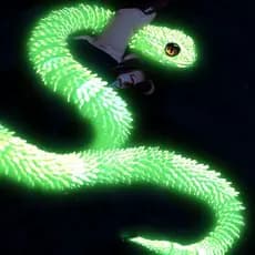 Ornamento De Cobra Luminosa  , Modelo De Simulação De Animal Criativo Realista , Impressa Em 3D PLA