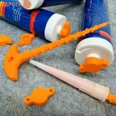 Limpador De Bico Selante ESPOIR , Ferramenta Prática DIY , Tampa De Vedação De Cola De Vidro De Plástico , Evita Secagem