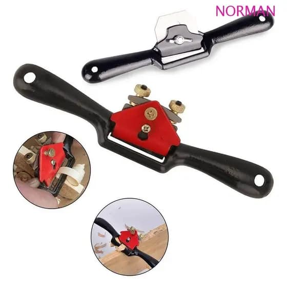 Plaina Manual NORMAN , Ajustável De Corte De Metal De Raio De Borda De Roteador De Rebarbação De Barbear
