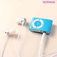 NORMAN Clip MP3 Mini Reprodutor De Mídia Portátil Walkman 3.5 Mm Espelho Esportivo MP3