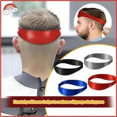 Modelo De Barbear Bandana Guia De Curva De Corte Portátil De Cabelo Curvo De Silicone Profissional