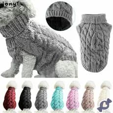 THUY Roupas Para Cães De Estimação , Suéter Quente De Malha , De Inverno Confortáveis Universais
