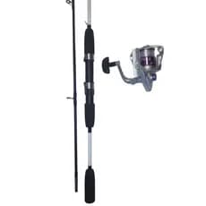 KIT VARA REDFOX + MOLINETE QS3000 3 ROLAMENTOS + LINHA