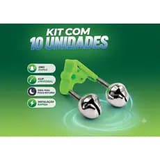 Alarme para vara de pesca duplo (10 peças)