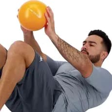 Bola Overball Pilates Ginastica Suiça Yoga Fisioterapia Academia Exercícios Hidrolight 20cm