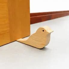 Cunha Batente de porta Passarinho de madeira