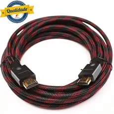 Cabo Enrijecido HDMI 3 Metros (Entrega imediata)