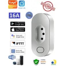 Tomada WIFI Inteligente Smart Home 16A bivolt Monitoramento.