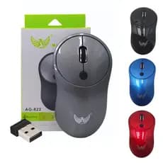 Mouse sem Fio 1600dpi 1600dpi 2.4ghz Wireless a Pilha
