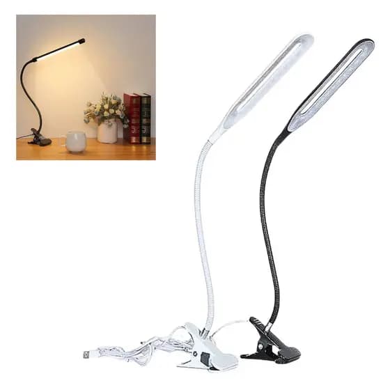 Luminária LED de Mesa com Presilha Alimentação USB