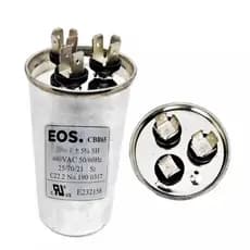 Capacitor Ar Condicionado 60+8µF 440V Duplo