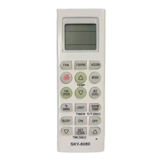 Controle Remoto Compatível Com Ar Condicionado LG Inverter C/ Pilha