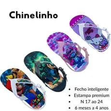 Chinelo Baby Infantil Sandália Bebê Personagens