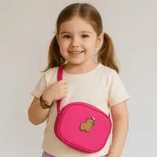 Bolsa Infantil com Pulseira Personagem Divertido Meninas Teen
