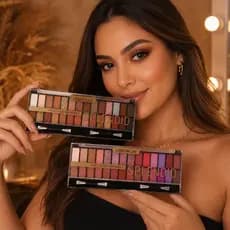 Sombra Labranche 28 Cores - Fosca Brilhante Glitter Tons Terra Cacau Avelã - Profissional Maquiagem