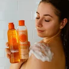 Sabonete E Esfoliante 200Ml Rosto E Corpo Pele Radiante Skin Care