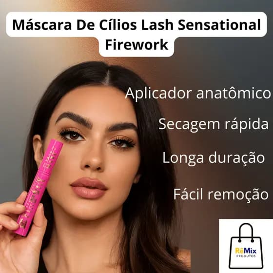 Máscara De Cílios Rímel Lash Sensational Firework e Curvex