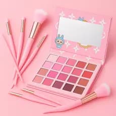 Kit Presente Completo Maquiagem Infantil Teen Menina + Kit pincel