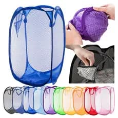 Cesto Organizador Dobrável Multiuso Sortido 70x40cm – Ideal para Roupas, Brinquedos e Organização da Casa