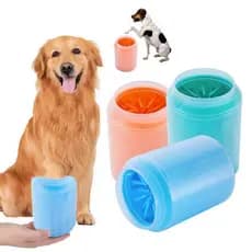 Lava-Patas para Cachorros Pequenos Portátil Silicone Limpeza Fácil e Rápida