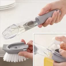 Escova Multiuso com Dispenser de Sabão – Praticidade e Eficiência na Limpeza!