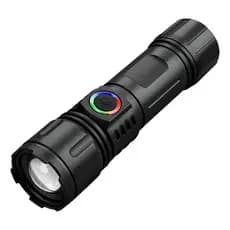 Lanterna Tática Portátil Kapbom LED Recarregável USB com Estrobo