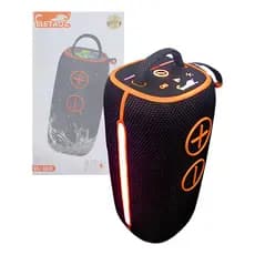 Caixa de Som Bluetooth Portátil 100W com LED | IPX6 à Prova d’Água | USB TF FM TWS | Alça Ajustável