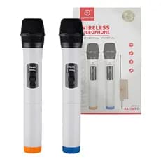 Kit 02 Microfones Profissional Sem Fio Wireless Kapbom Ka-m8
